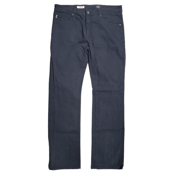 AG ADRIANO GOLDSCHMIED Jeans THE PROTEGE Mens 36x34 Black Straight Leg Casual - Picture 4 of 9